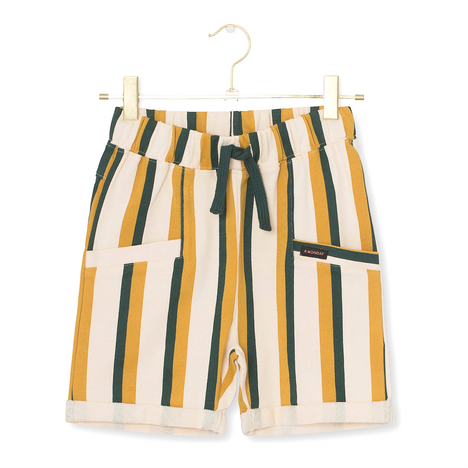 monday - Bailey shorts Butter cream stripe