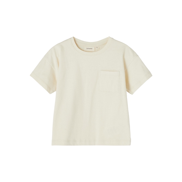 Lil\' Atelier - Elmer t-shirt m. lomme - Turtledove