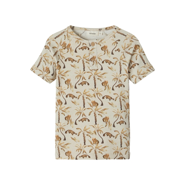 Lil\' Atelier - Geo t-shirt m. næpdyr/vombat - Turtledove
