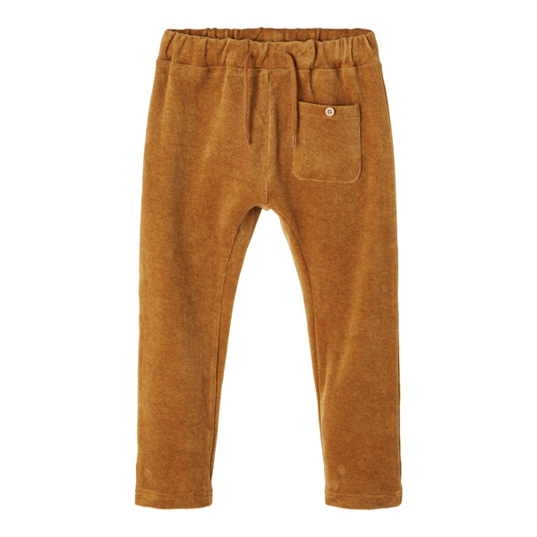 Lil\' Atelier - Rebel loose velour sweatpants - Golden brown